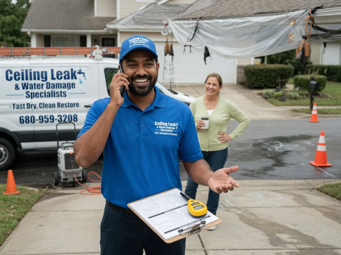 Ceiling Leak Cleanup Garciasville, TX FAQs